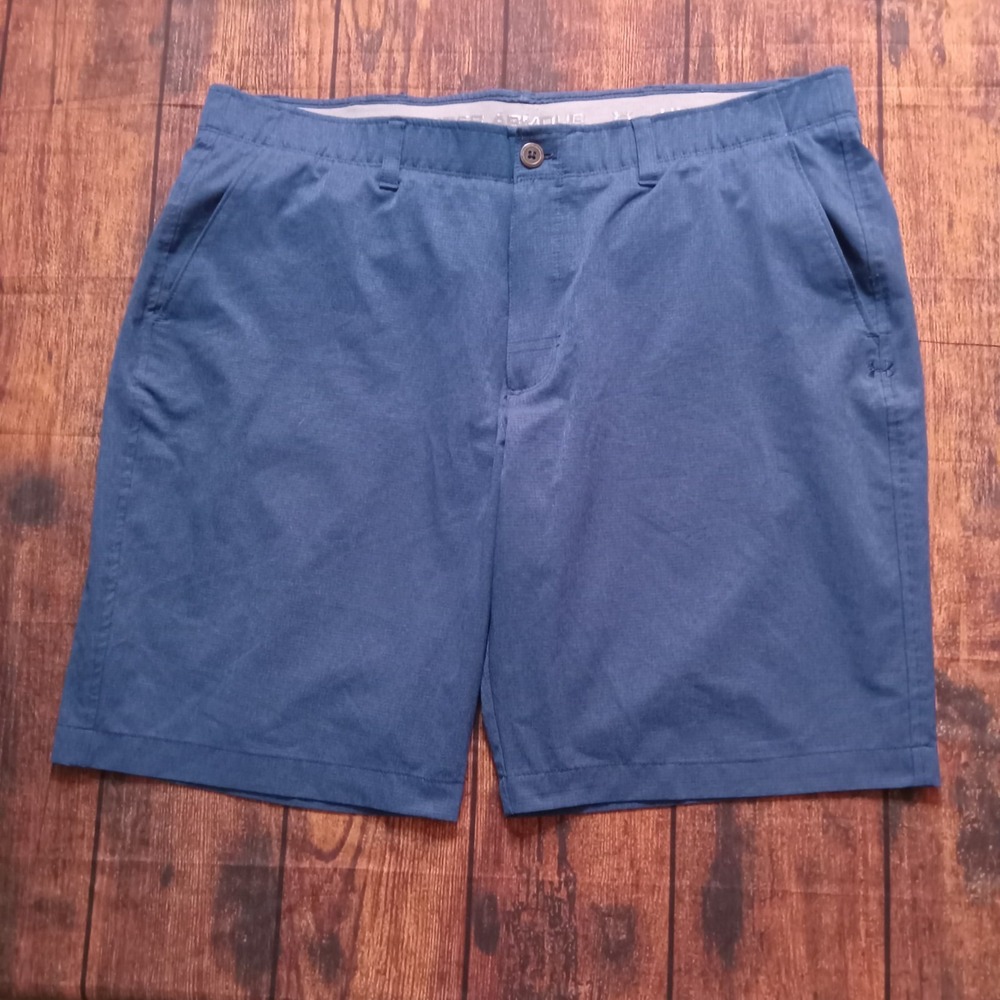 Under Armour Men's Chino Performance Golf Shorts‎ Size 40 Blue